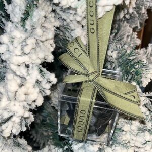 Gucci Green Ribbon Ornament